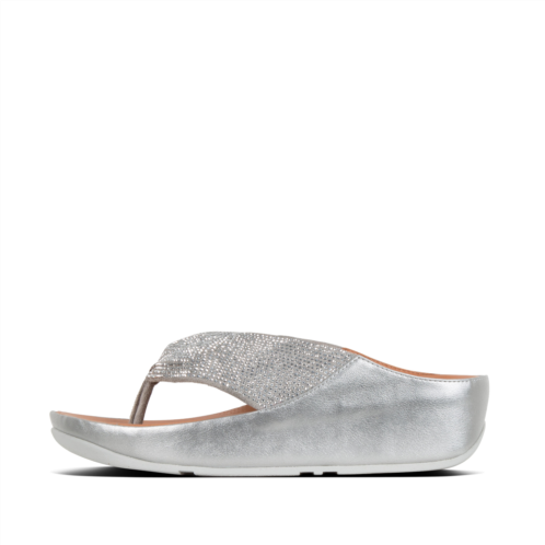 Fitflop Crystal Toe-Post Sandals