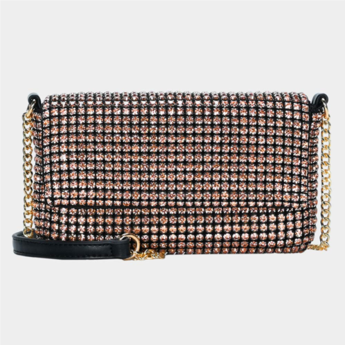 FASHNZFAB round stone embellished crossbody bag