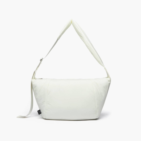 Like Dreams womens fortune puffer crossbody bag in ivory