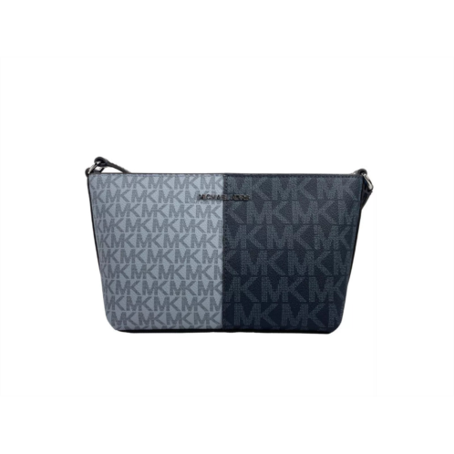 Michael Kors jet set travel small tz crossbody bag purse womens blue