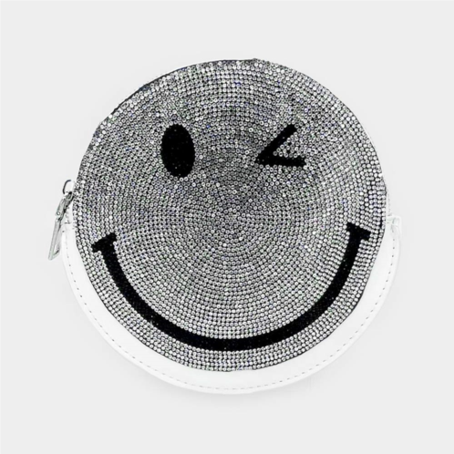 FASHNZFAB bling smile crossbody bag