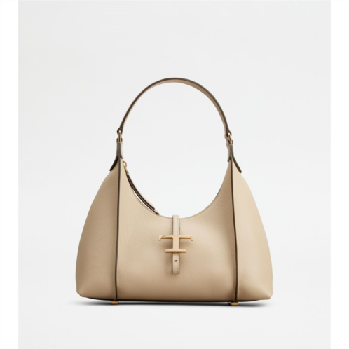 TOD t timeless hobo bag in leather small