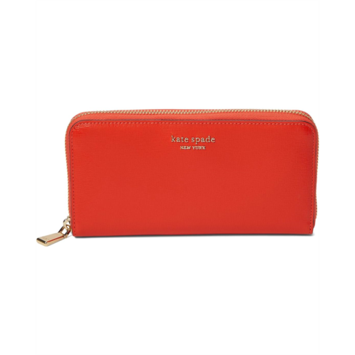 Kate Spade New York Morgan Saffiano Leather Zip Around Continental Wallet