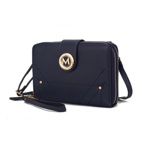 MKF Collection By Mia K. sage cell-phone - wallet crossbody bag with optional wristlet