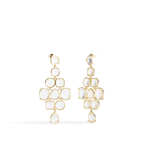 Vera Bradley outlet 14k gold plated chandelier earrings