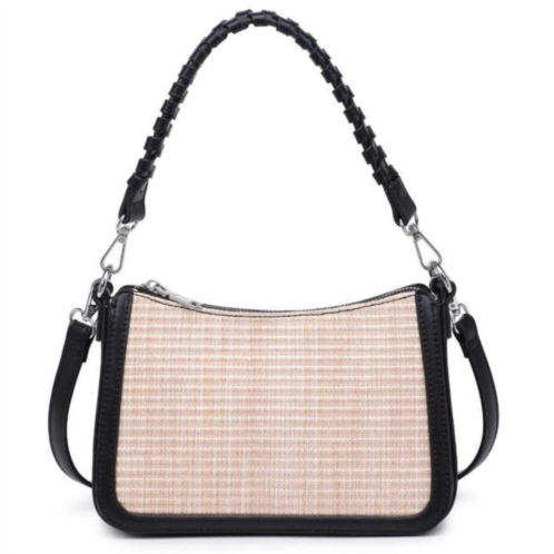 Urban Expression womens london crossbody bag in black