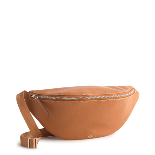 Vera Bradley outlet faux leather medium crescent sling crossbody bag