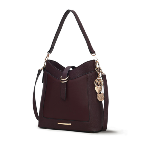 MKF Collection By Mia K. geneva crossbody handbag with keychain