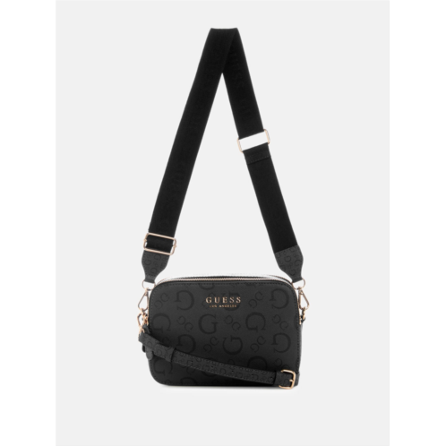 Guess Factory eldoria enlarged logo camera crossbody