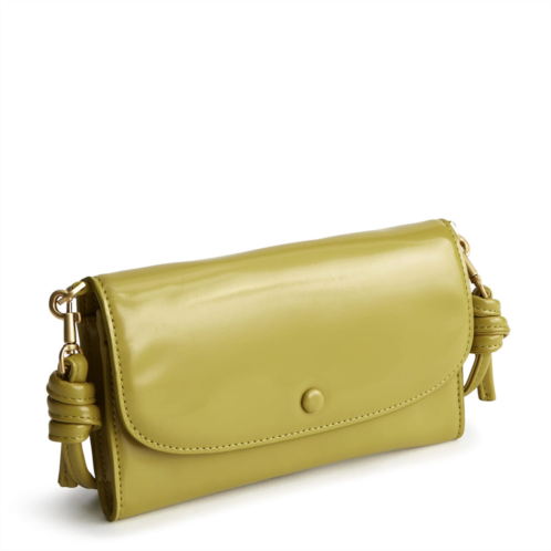 Vera Bradley outlet patent faux leather wildwood wallet crossbody bag