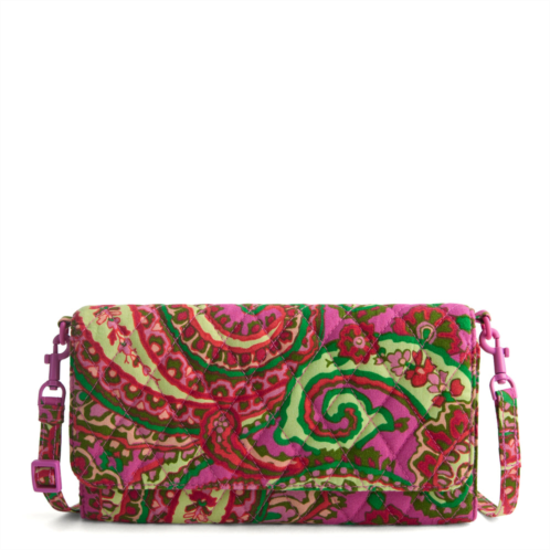 Vera Bradley outlet cotton wallet crossbody