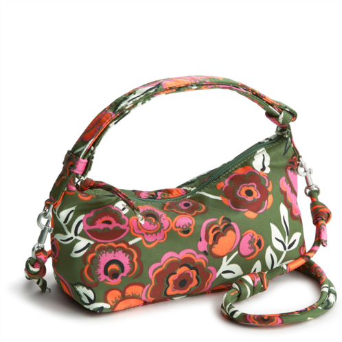 Vera Bradley outlet nylon roxbury crescent crossbody bag