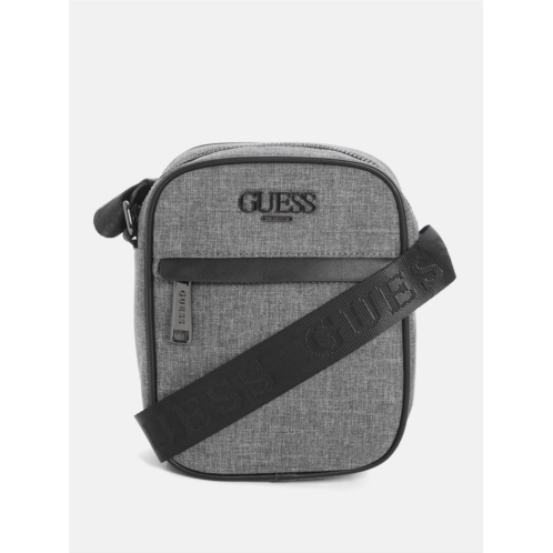 Guess Factory faux-leather trim crossbody