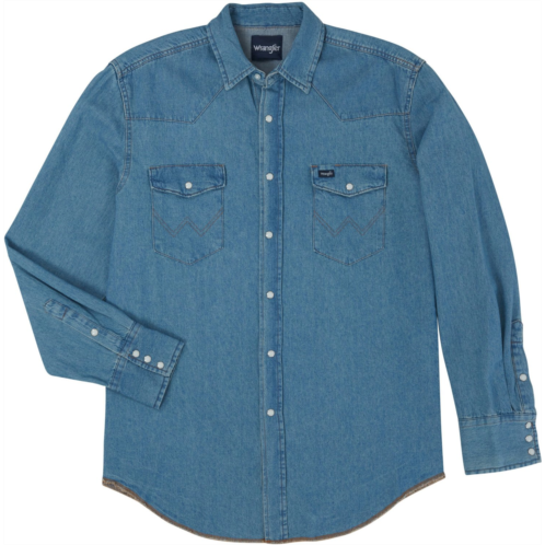 Wrangler Mens Cowboy Cut Western Work Shirt