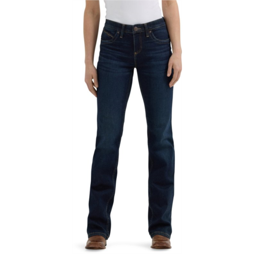 Wrangler Womens Ultimate Riding Q-Baby Mid-Rise Bootcut Jeans Avery