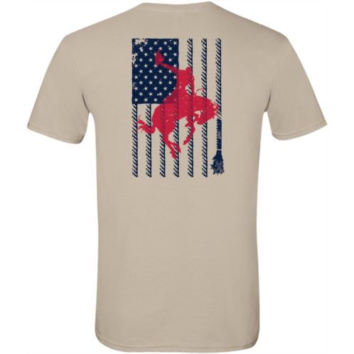 Hooey Mens Bronc Flag Short Sleeve T-shirt