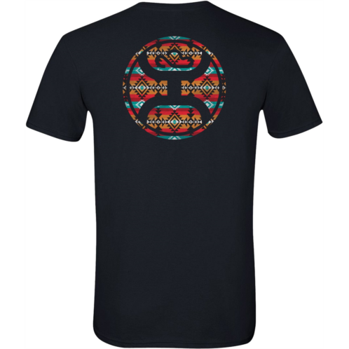 Hooey Mens Aztec 3 Short Sleeve T-shirt Black