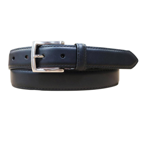 Lejon Leather Goods womens vintage bison leather satin classic 30mm usa belt in black