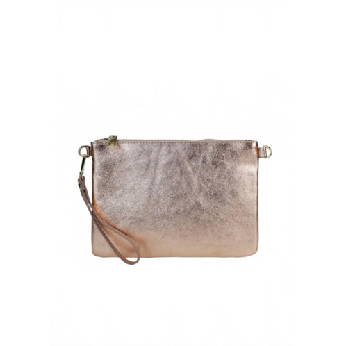 Two Amicis womens go-go clutch bag in rose gold