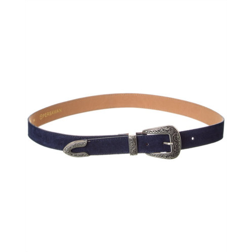 Persaman New York ivy suede belt