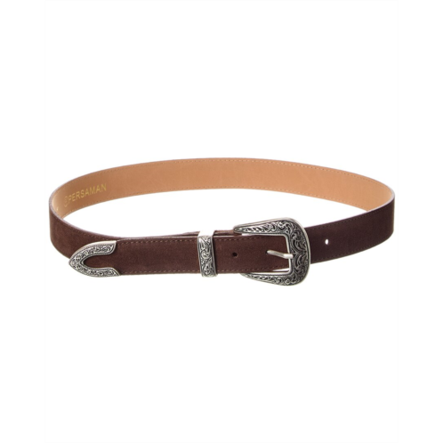 Persaman New York ivy suede belt