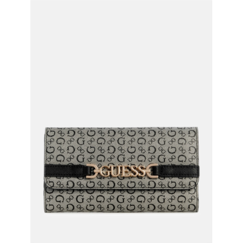 Guess Factory rhiannon logo fold-over clutch wallet