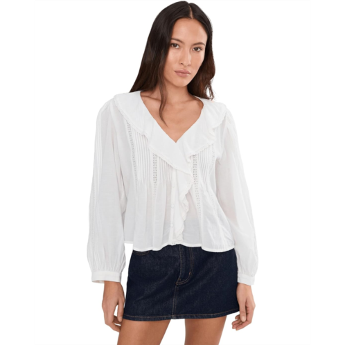 Womens Madewell Long Sleeve Kelly With Lace