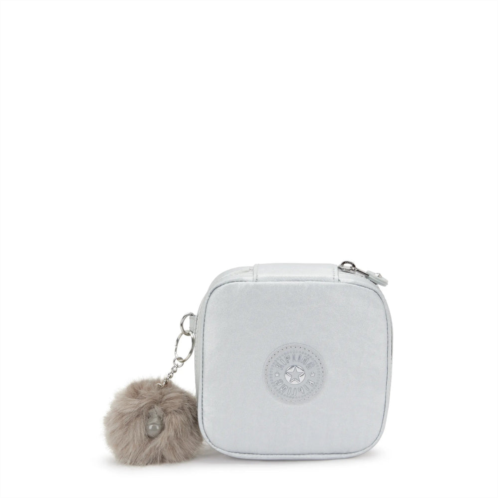 Kipling luz metallic jewelry pouch