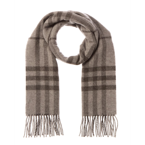 Burberry check wool scarf