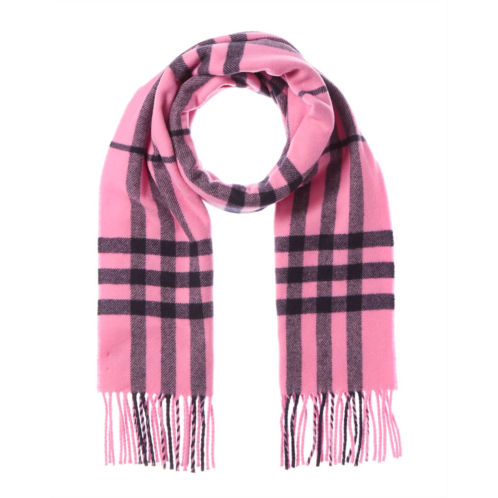 Burberry check wool scarf