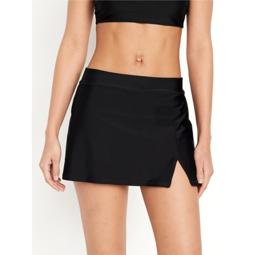 OldNavy High-Waisted Matte Swim Skirt