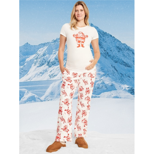 OldNavy Maternity Printed Flannel Pajama Pants