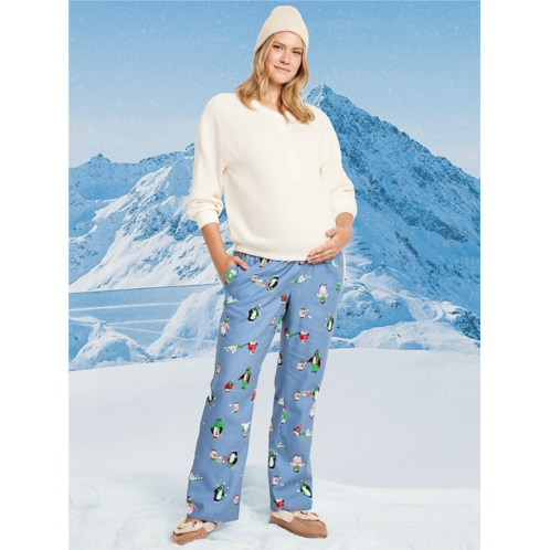 OldNavy Maternity Printed Flannel Pajama Pants