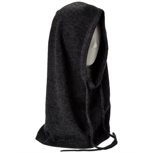 Forte cashmere jersey drawstring cashmere hood
