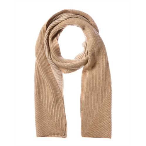 Forte cashmere plaited rib cashmere scarf