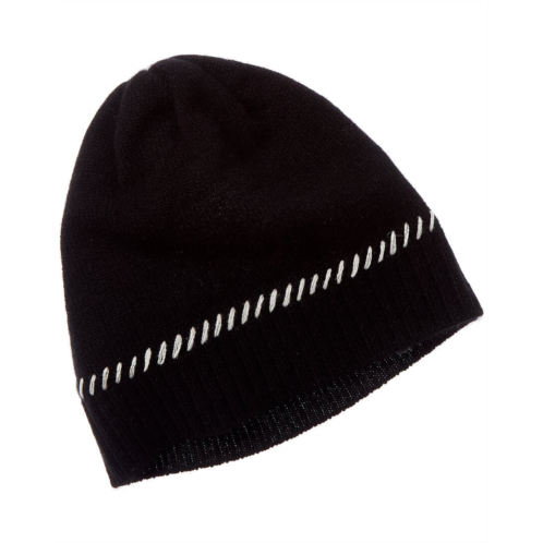 Forte cashmere contrast edge cashmere hat