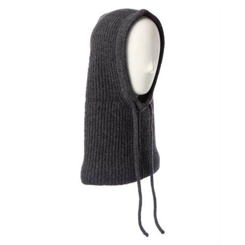 Amicale Cashmere ribbed knit cashmere hood