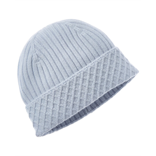 Bruno Magli diamond cuff rib cashmere beanie