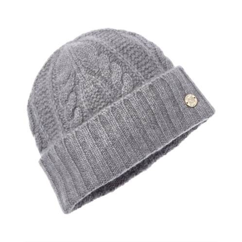 Bruno Magli chunky cable cuffed cashmere hat