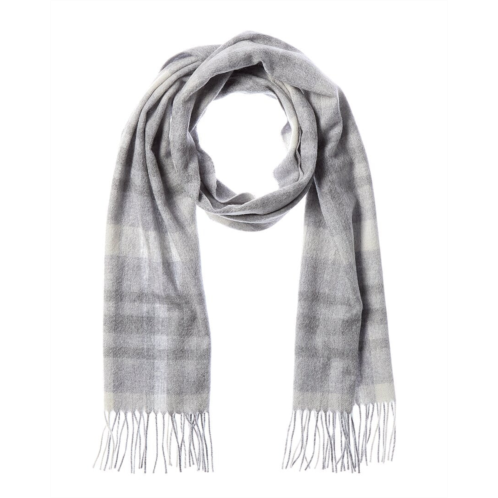 Amicale Cashmere exploded plaid cashmere scarf