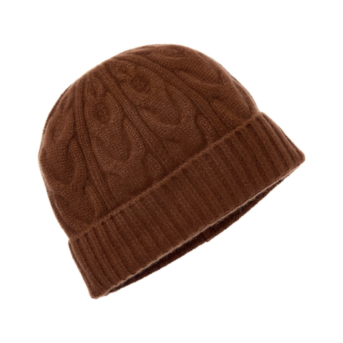 Bruno Magli cable cuffed cashmere hat