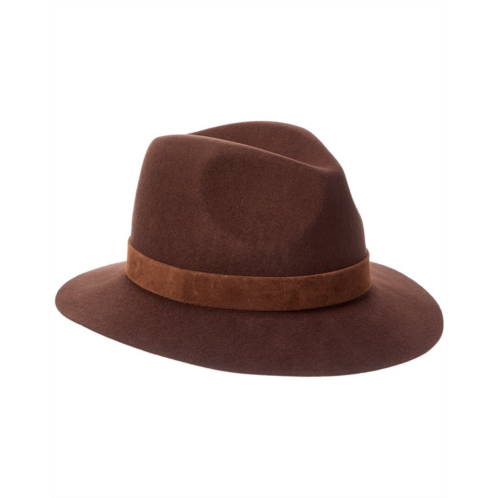 Bruno Magli suede band wool fedora