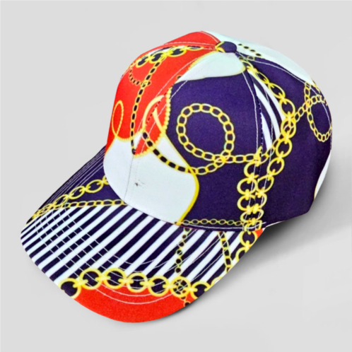 FASHNZFAB chain patterned baseball cap