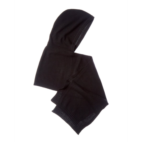 Forte cashmere jersey hooded cashmere scarf