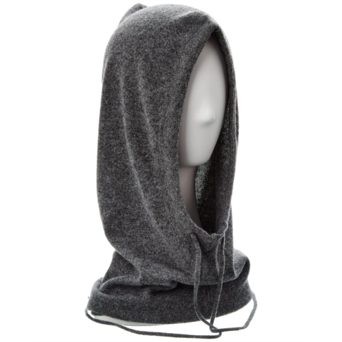 Phenix jersey drawstring cashmere hood