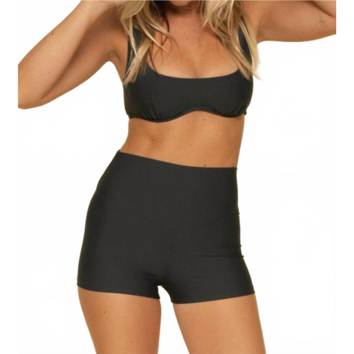 Montce zoe bike short in charcoal