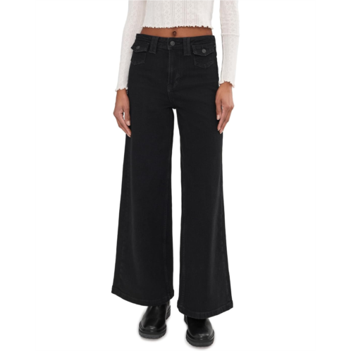 Womens Free People We The Free Kellee High-Rise Palazzo Jeans