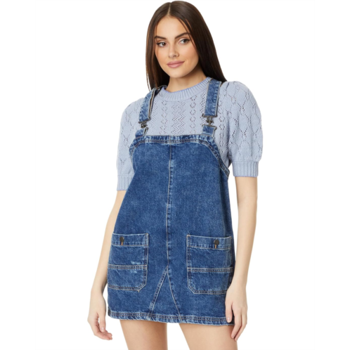 Womens Free People Overall Smock Mini