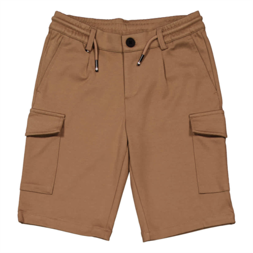 Hugo Boss boys patch-pocket drawstring shorts