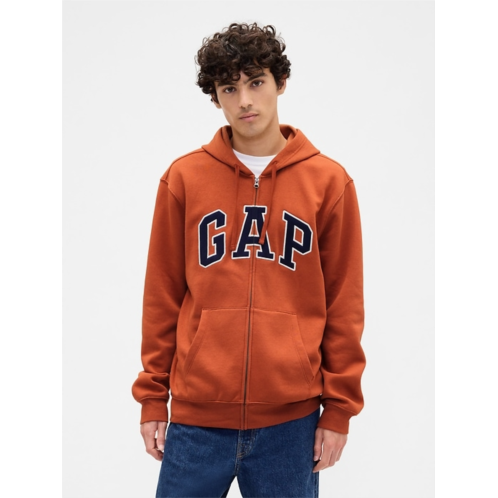 Relaxed Gap Logo Zip Hoodie